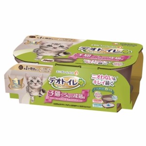 ユニ・チャーム デオトイレ子猫‐5kgの成猫用本体セットツートンブラウン 