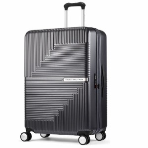 SWISS MILITARY(スイスミリタリー) SM-O328 GRAY GENESIS(ジェネシス) スーツケース 76cm 無料預入 105L 5cm拡張 TSAロック スーツケース