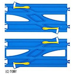 タカラトミー プラレール R−24 複線わたりポイントレール