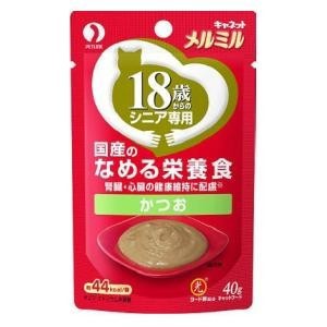 ペットライン キャネット メルミル 18歳から かつお 40g