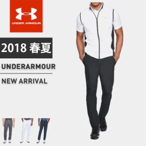 UNDER ARMOUR メンズ ゴルフ テーパード ロングパンツ UA マイクロスレッド スレッドボーン 吸汗速乾  1309