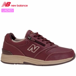 ニューバランス ウォーキングシューズ レディース WW585 4E ビターブラウン 76170223 new balance 内側ファスナー付き 4E ワイド設計 カ