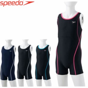 ネコポス スピード 水着 水泳 RODE SPATS SUIT ジュニア キッズ ガールズ スクール スイムウエア オールインワンタイプ プール SPEEDO SF