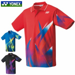 ネコポス ヨネックス トレーニングウエア メンズ レディース ユニゲームシャツ YONEX 10373 半袖 ポロシャツ 吸汗速乾 UVカット キシリト