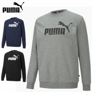 プーマ ESS ビッグロゴ クルー スウェット メンズ PUMA 588705 長袖 トップス カジュアル スウェットシャツ トレーナー