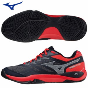 ミズノ テニスシューズ メンズ レディース ウエーブスパーク WIDE AC MIZUNO 61GA2130 オールコート用 ステップアップワイドモデル 3E相