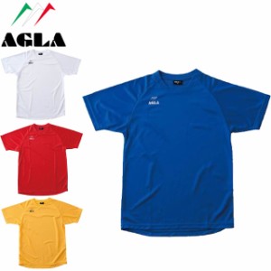 ネコポス アグラ AGLA 半袖Tシャツ ハンソデシャツ メンズ ショートスリーブ 半袖 トップス ウエア アパレル 服 フットサル AG900