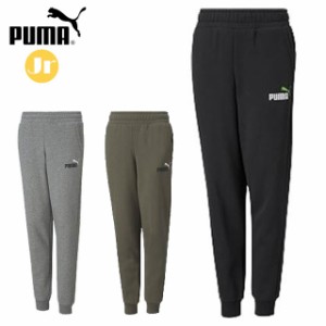 プーマ スポーツウエア ジュニア ESS+ 2 COL ロゴパンツ FL PUMA 846538 ロングパンツ 裏起毛 スウェットパンツ トレーニング カジュアル