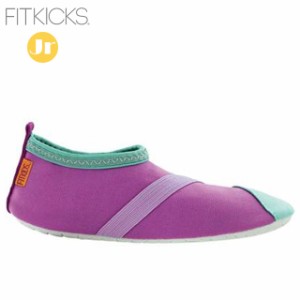 ネコポス フィットキックス ジュニア シューズ FITKICKS KIDS S PURPLE KFK0211 15.5〜16.5cm オールラウンド 子供靴 スニーカー