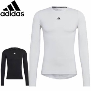 ◆◇アディダス adidas ロングTシャツ テックフィット トレーニング 長袖Tシャツ ロングスリーブ 長袖 ロンT トップス ウエア アパレル 