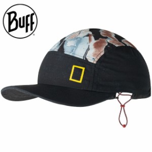 ☆ネコポス Buff バフ キャップ 帽子 ランニング トレイル キャンプ アウトドア カジュアル 31N-GEO 5P EX.CAP R.BK 501752 ブラック メ