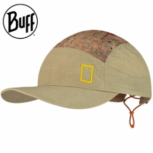 ☆ネコポス Buff バフ キャップ 帽子 ランニング トレイル キャンプ アウトドア カジュアル 31N-GEO 5P EX.CAP G.BRIN 501769 ベージュ 