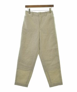 Pallas Palace パラスパレス 麻100%ワイドパンツ 天然素材ボタン