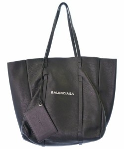 BALENCIAGA（バレンシアガ）ヘキサゴン トートバック ブラック レザー×ナイロン 248416 恋し メンズ【中古】【程度ABランク】