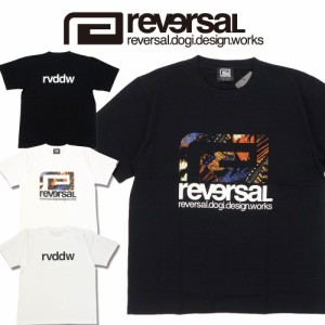 REVERSAL/リバーサル 半袖Tシャツ バタフライ ビッグマークロゴ/BUTTERFLY BIG MARK COTTON TEE