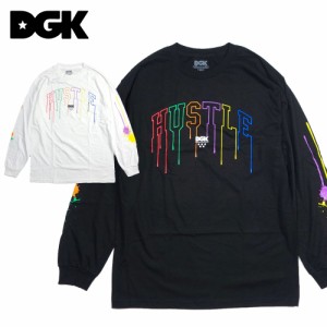 【DGK/ディージーケー】ロングスリーブ 長袖Tシャツ ロンT/DGK Dripped L/S Tee