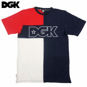 DGK ディージーケークレイジーパターン 半袖 Tシャツ SPLIT S S KNIT
