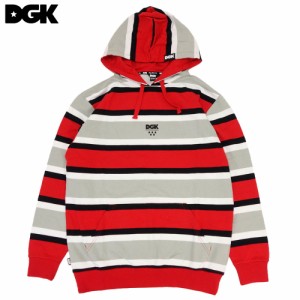 DGK ディージーケープルオーバーパーカー ボーダー DGK CLUTCH HOODED FLEECE