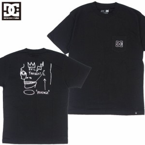 DC SHOE CO USA ディーシーシューズ半袖 Tシャツ バスキア コラボ DCxJMB EVIL THOUGHTS HSS ストリート スケート スケーター BASQUIAT