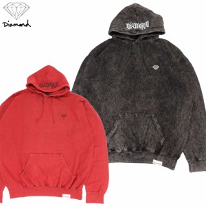 Diamond SUPPLY CO. ダイヤモンドサプライプルオーバーパーカー ウォッシュ加工 DEATH LETTER HOODIE