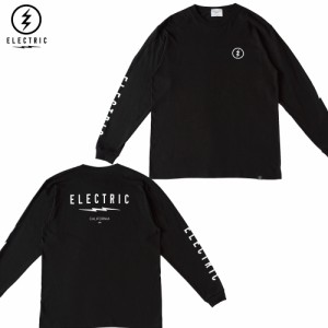 ELECTRIC  エレクトリックTシャツ 長袖 コットン ロンT ICON LOGO L S TEE E24ST12　アウトドア キャンプ 釣り