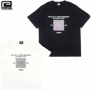 reversal リバーサル Tシャツ 半袖 コットン 3D LOGO COTTON TEE rv22ss007　rvddw 3Dロゴ プリント ストリート スポーツ 格闘技