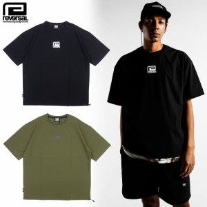 reversal リバーサル ドライメッシュ Tシャツ 半袖 ビッグシルエット S-LOGO 4WAY BIG SILHOUETTE DRY TEE rv22ss054　ストリート スケー