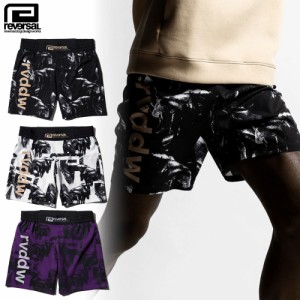 reversal リバーサルファイトショーツ ハーフパンツ ANSWER SIGN FIGHT SHORTS（SHORT LENGTH   NO POCKET）rv23aw604　格闘技 ジム フィ