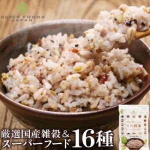 雑穀米 もち麦たっぷり16種雑穀米 450g 送料無料 スーパーフード配合 チアシード キヌア アマランサス