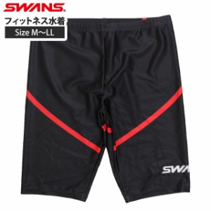 フィットネス水着 メンズ 男性 スワンズ SWANS 水着 レギュラーフィットスパッツ ストレッチ スイムパンツ スイミング M L LL