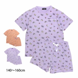 ルームウェア 上下セット 半袖 半ズボン 女の子 キッズ ジュニア Tシャツ ショートパンツ セットアップ パジャマ 140cm 150cm 160cm