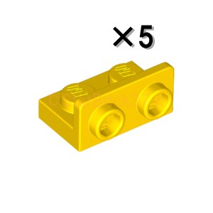 レゴ LEGO パーツ ばら売り 逆ブラケット1×2-1×2：イエロー(5個セット)