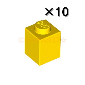 レゴ LEGO パーツ ばら売り ブロック1×1：イエロー(10個セット)