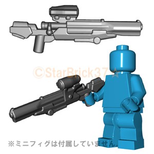 レゴ LEGO カスタムパーツ 武器 銃 ばら売り レジスタンススナイパー(互換品)：ブラック