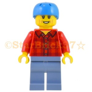 レゴ LEGO ミニフィグ シティ 人形：電動キックボードに乗る男性(40526)