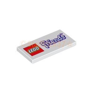 レゴ LEGO パーツ ばら売り タイル2×4(LEGOFriends)：ホワイト