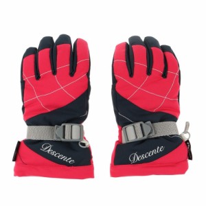 デサント(DESCENTE)ジュニア グローブ 手袋 5本指グローブ DWDQJD04X DPK ピンク スキー スノーボード…