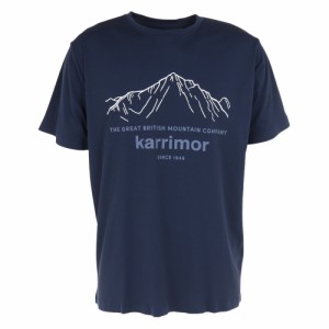 カリマー(karrimor)半袖Tシャツ クイック ドライ リッジ S/S T 101370-5000 ネイビー トップス 抗…