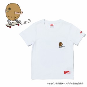 スライド(SLYDE)キングダム キッズ TEN (河了貂) ポケット付き 半袖Tシャツ SL-KINGDOM203-wht …