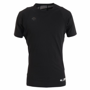 デサント(DESCENTE)野球 丸首半袖アンダーシャツ STD-721B BLK 速乾(Men’s)