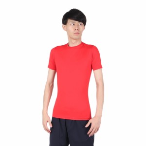 エックスティーエス(XTS)野球 アンダーシャツ ストレッチ丸首半袖シャツ 723G6ES4172 RED. 速乾(Men’s)