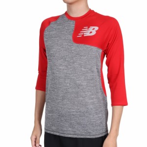 ニューバランス(new balance)野球 アシンメトリー3/4スリーブアンダーシャツ 左投げ MT83704LREP 速乾…