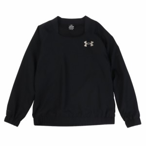 【ポイント10％！ 5/23 21:00〜22:59限定】アンダーアーマー(UNDER ARMOUR)ジュニア 野球ウェア Vネック メッシュ ロングスリーブ ジャケ