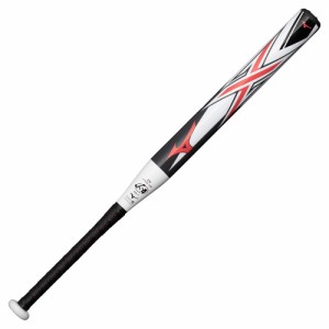 ミズノ(MIZUNO)ジュニア ソフトボール用バット エックス 76cm/平均540g 1号/2号用 1CJFS62576 0…