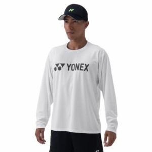 ヨネックス(YONEX)テニスウェア ユニ長袖Tシャツ 16802-011 速乾 UVカット(Men’s、Lady’s)