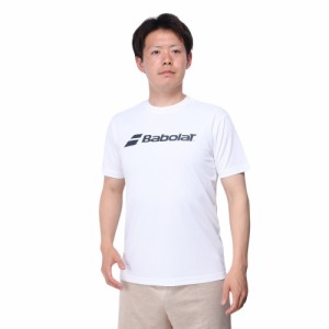 バボラ(BABOLAT)テニスウェア クラブ ショートスリーブ シャツ BUP4511C WH00(Men’s)