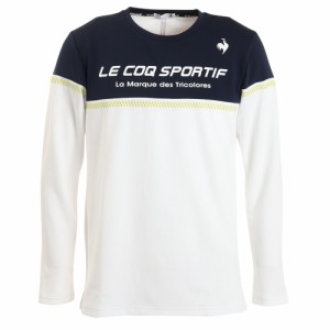 ルコックスポルティフ(lecoqsportif)テニスウェア ライトスウェット QTMUJC40XB WH(Men’s)