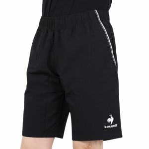 ルコックスポルティフ(lecoqsportif)テニスウェア ハーフパンツ QTMSJD90 BLK 速乾(Men’s)