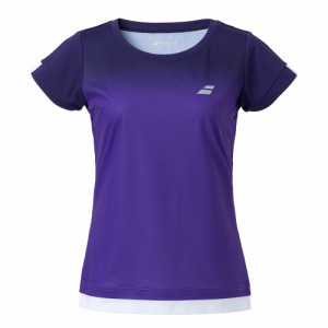 バボラ(BABOLAT)テニスウェア レディース クラブ ショートスリーブ シャツ BWG2332C PP00(Lady’s)