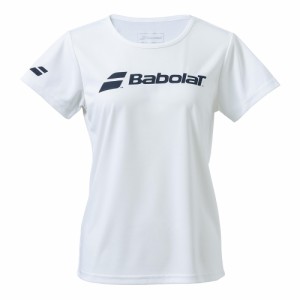 バボラ(BABOLAT)テニスウェア レディース クラブ ショートスリーブ シャツ BWP4530C WH00(Lady’s)